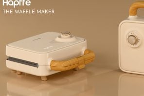 Waffle maker concept is a pretty and functional breakfast companion